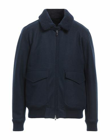 Gran Sasso Man Jacket Midnight blue Virgin Wool, Polyamide Cover