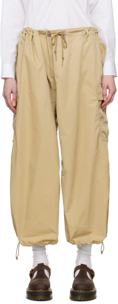 Junya Watanabe Beige Drawstring Lounge Pants Cover