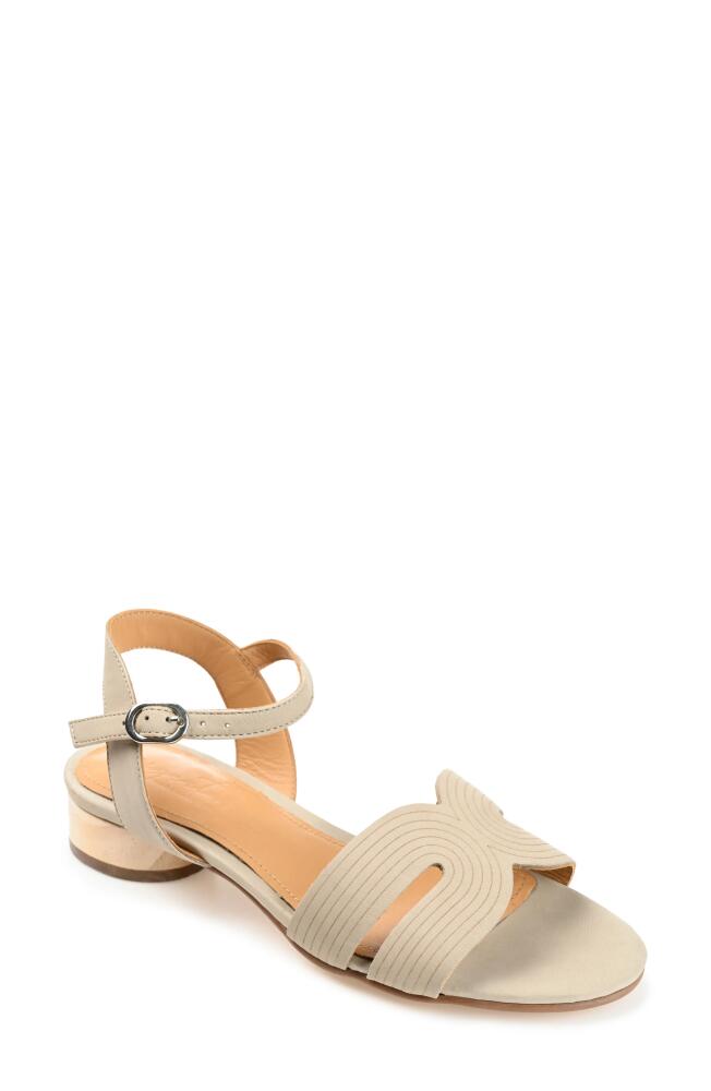 Journee Signature Starlee Ankle Strap Sandal in Taupe Cover