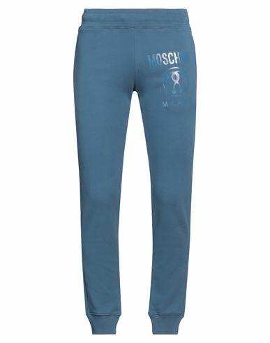 Moschino Man Pants Pastel blue Cotton Cover