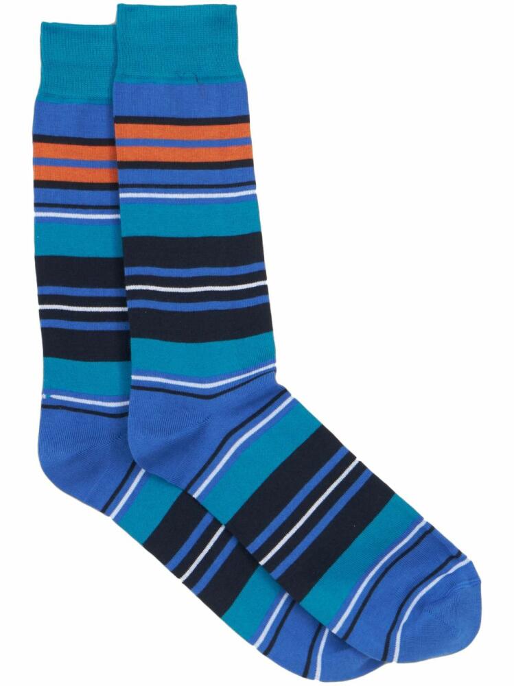 ETRO striped knit socks - Orange Cover