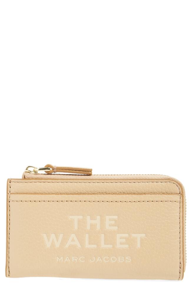 Marc Jacobs The Top Zip Multi Leather Wallet in Camel Cover