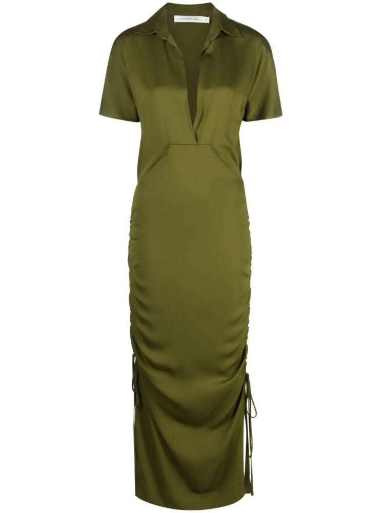 Christopher Esber short-sleeve midi dress - Green Cover