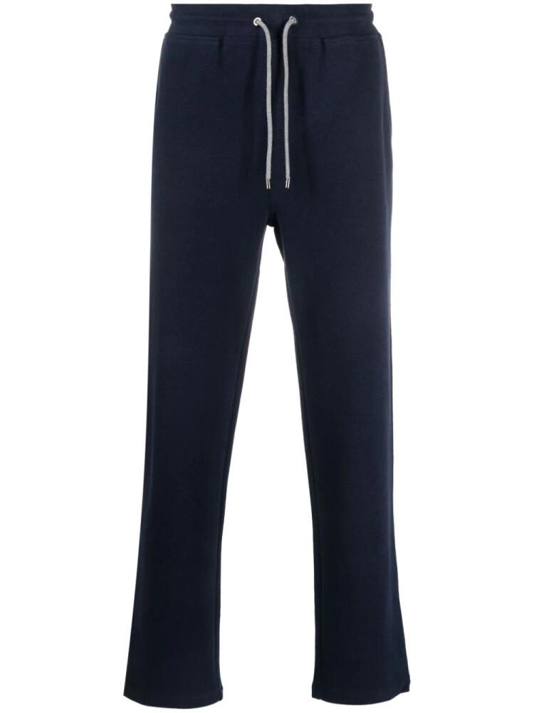 Corneliani straight-leg drawstring track pants - Blue Cover