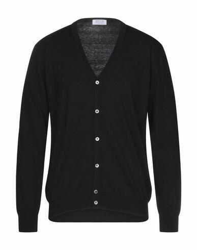 Heritage Man Cardigan Black Silk, Cashmere Cover