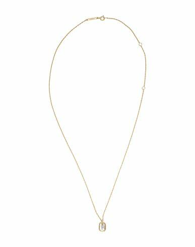 P D Paola Mini Letter H Necklace Woman Necklace Gold 925/1000 Silver, Zirconia Cover