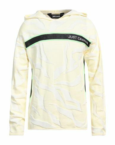 Just Cavalli Man Sweater Light yellow Cotton Cover