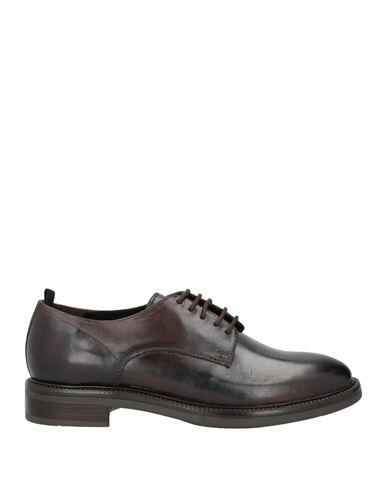 Cafènoir Man Lace-up shoes Dark brown Leather Cover