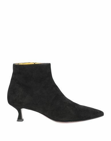 Mara Bini Woman Ankle boots Black Leather Cover