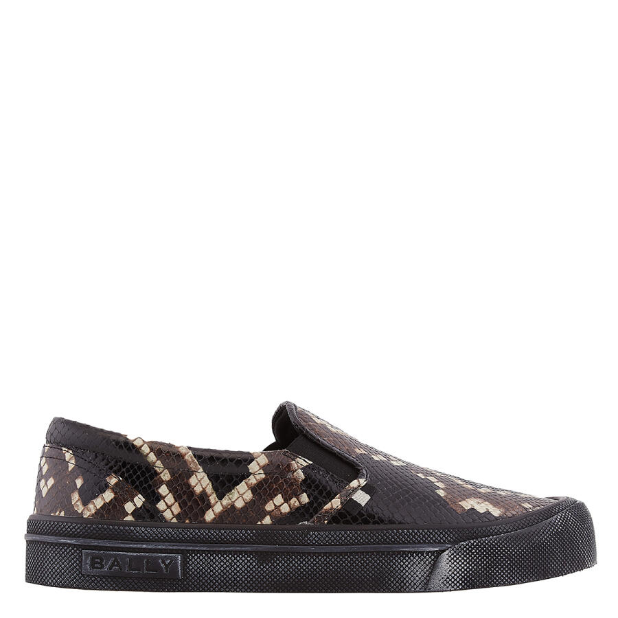 Bally Leory-P Snakeskin-Effect Sneakers Cover