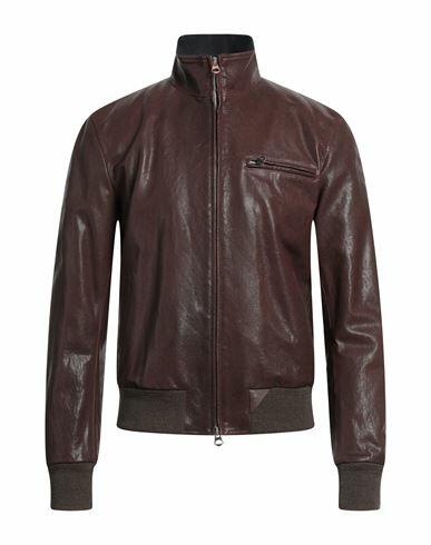 Stewart Man Jacket Cocoa Leather Cover