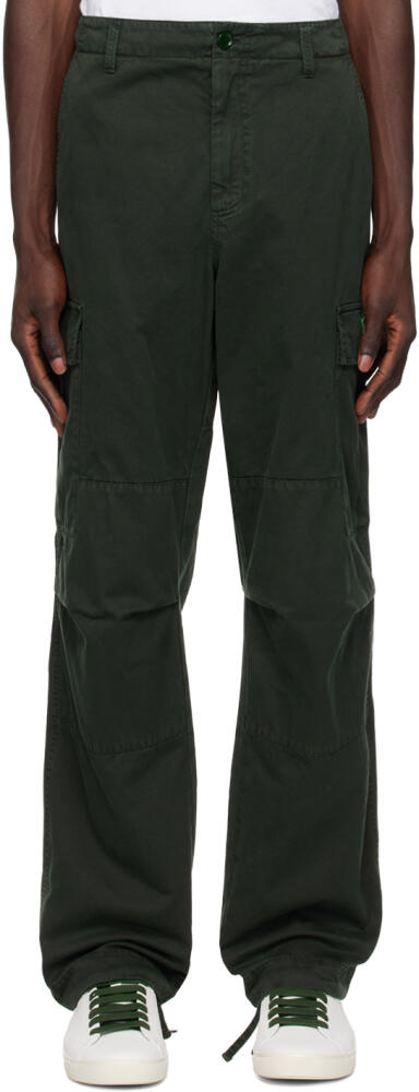 Dolce&Gabbana Green Garment-Dyed Cargo Pants Cover