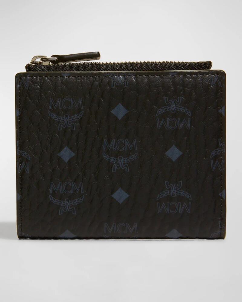 MCM Original Visetos Monogram Flap Wallet Cover