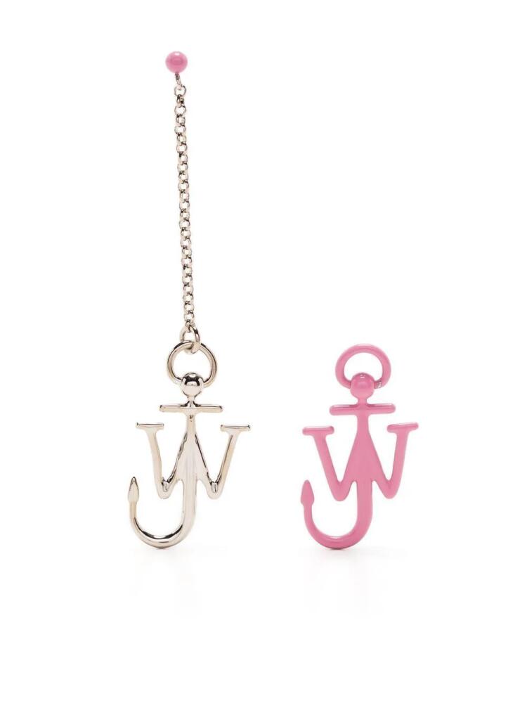 JW Anderson Anchor asymmetric earrings - Silver Cover