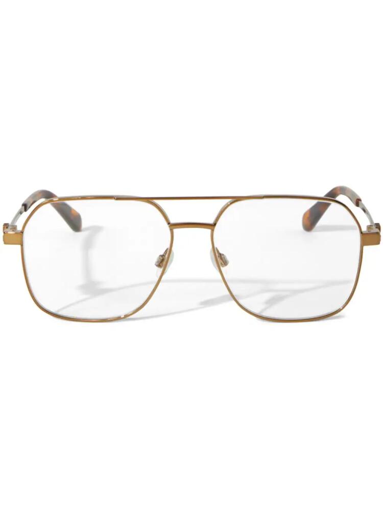 Off-White Style 7J glasses - Gold Cover