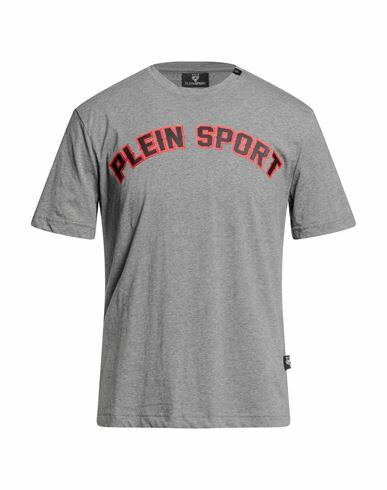 Plein Sport Man T-shirt Grey Cotton Cover