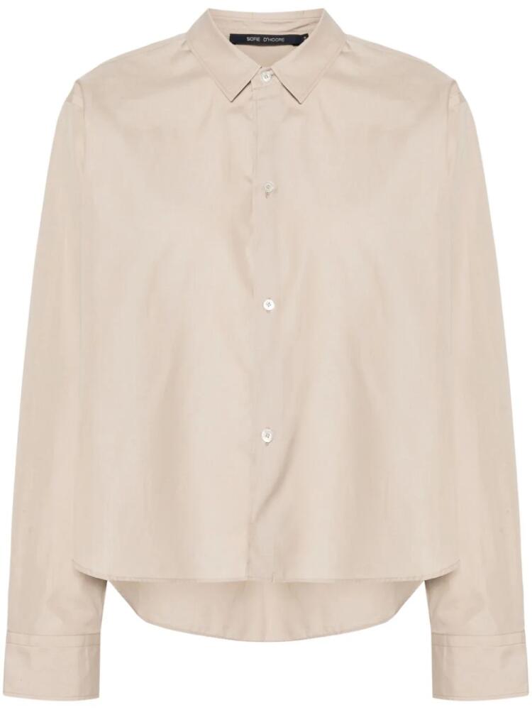 Sofie D'hoore cotton shirt - Neutrals Cover