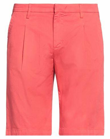 Entre Amis Man Shorts & Bermuda Shorts Coral Cotton, Elastane Cover