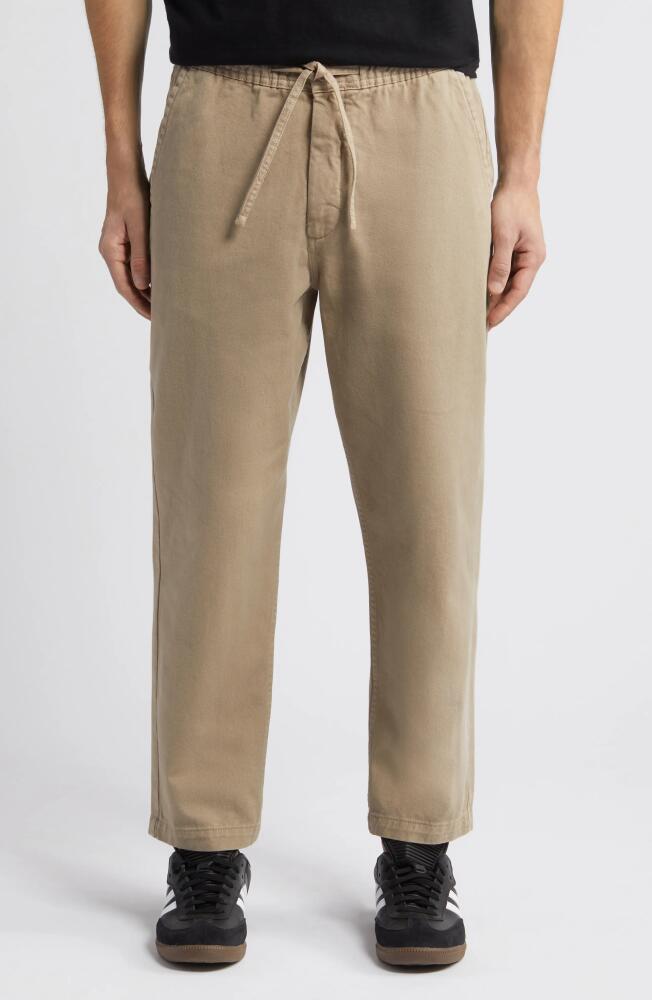 Wax London Kurt Organic Cotton Twill Pants in Light Khaki Cover