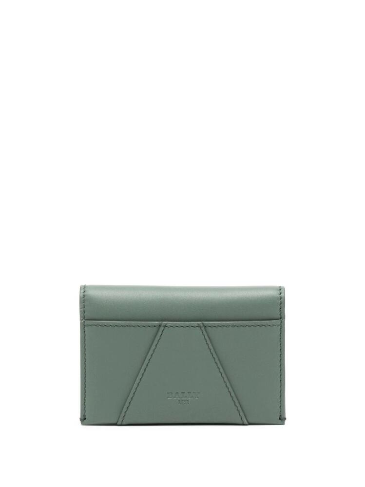 Bally Annye leather cardholder - Green Cover