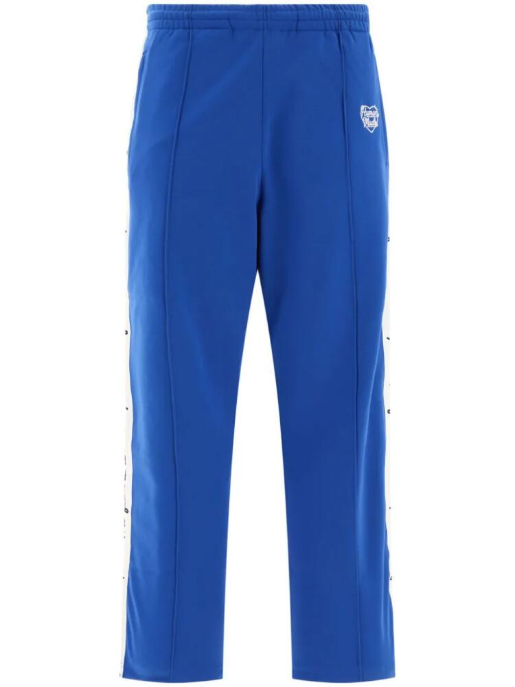 Human Made slogan track pants - Blue Cover