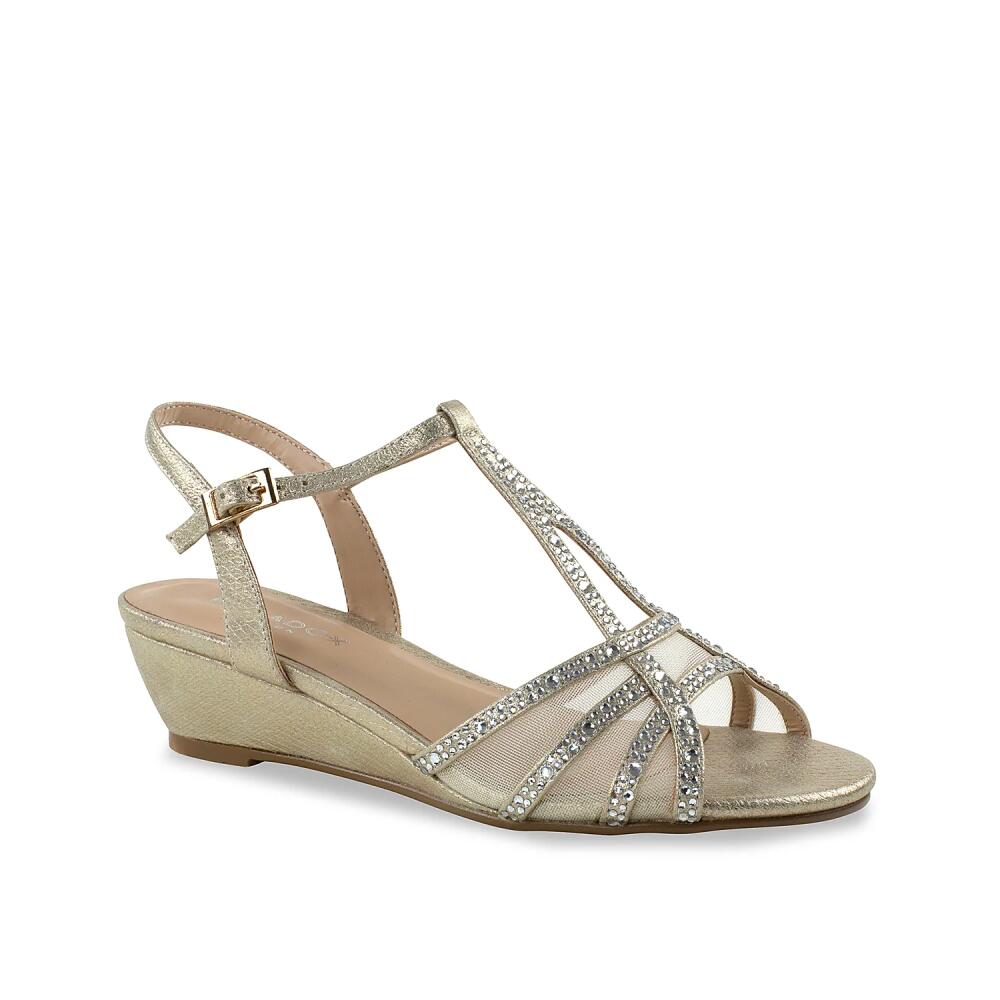 Paradox London Jilly Wedge Sandal | Women's | Champagne Cover