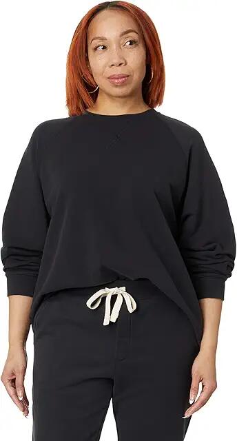 LABEL Go-To Big Crew (Black) Women's Sweatshirt Cover