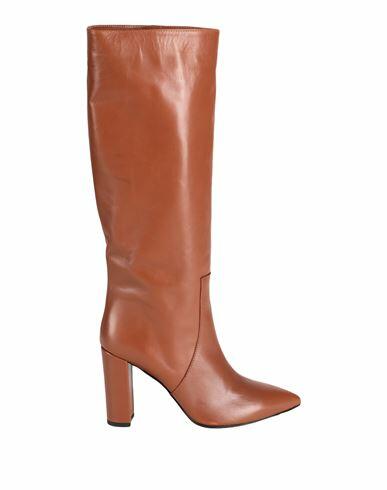 Ovye' By Cristina Lucchi Woman Boot Tan Calfskin Cover