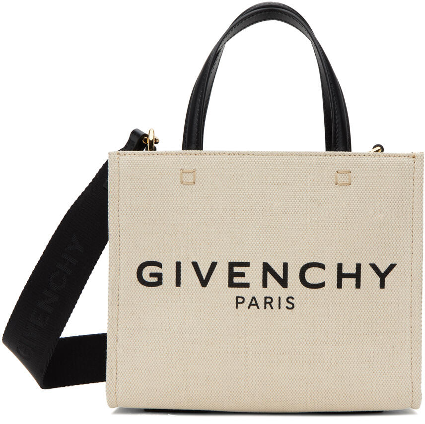 Givenchy Beige & Black Mini G Tote Cover