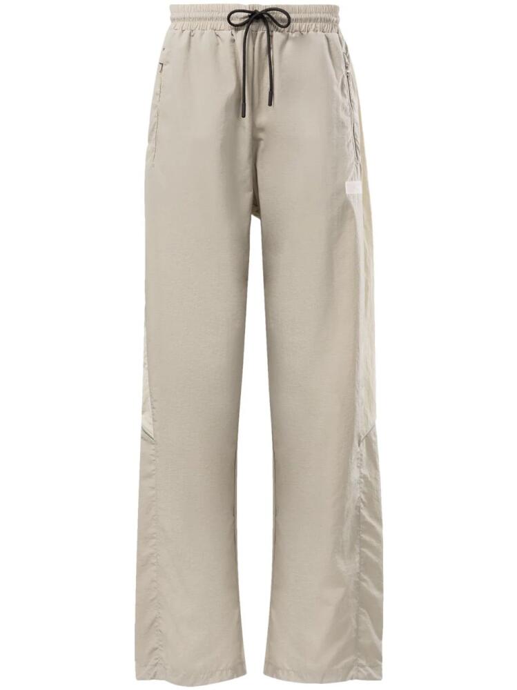 Reebok LTD Vector Blocked panelled drawstring track pants - Neutrals Cover