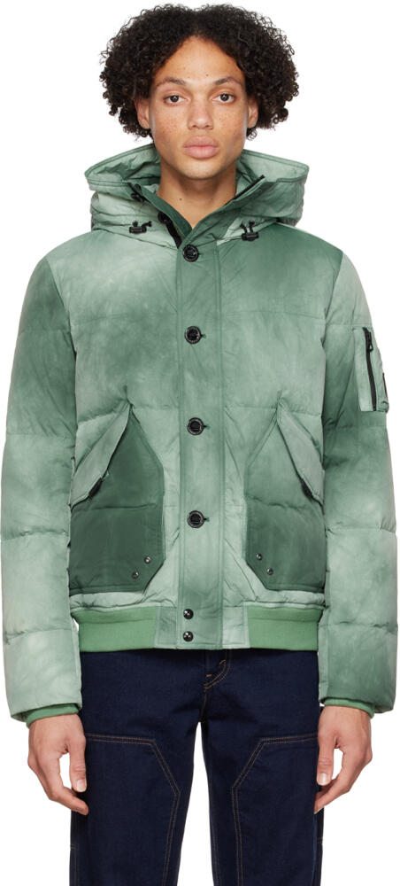 Belstaff Green Radar Down Jacket Cover