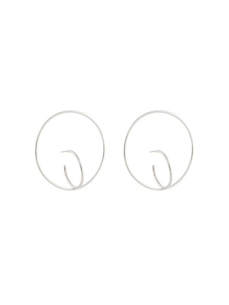 Charlotte Chesnais double hoop earrings - Silver Cover