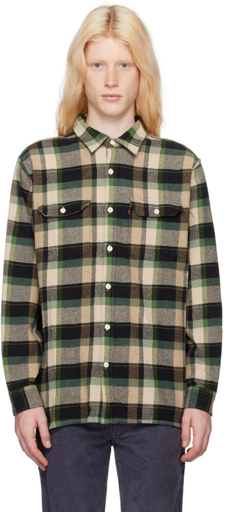 Levi's Green Jackson Worker Shirt Cover