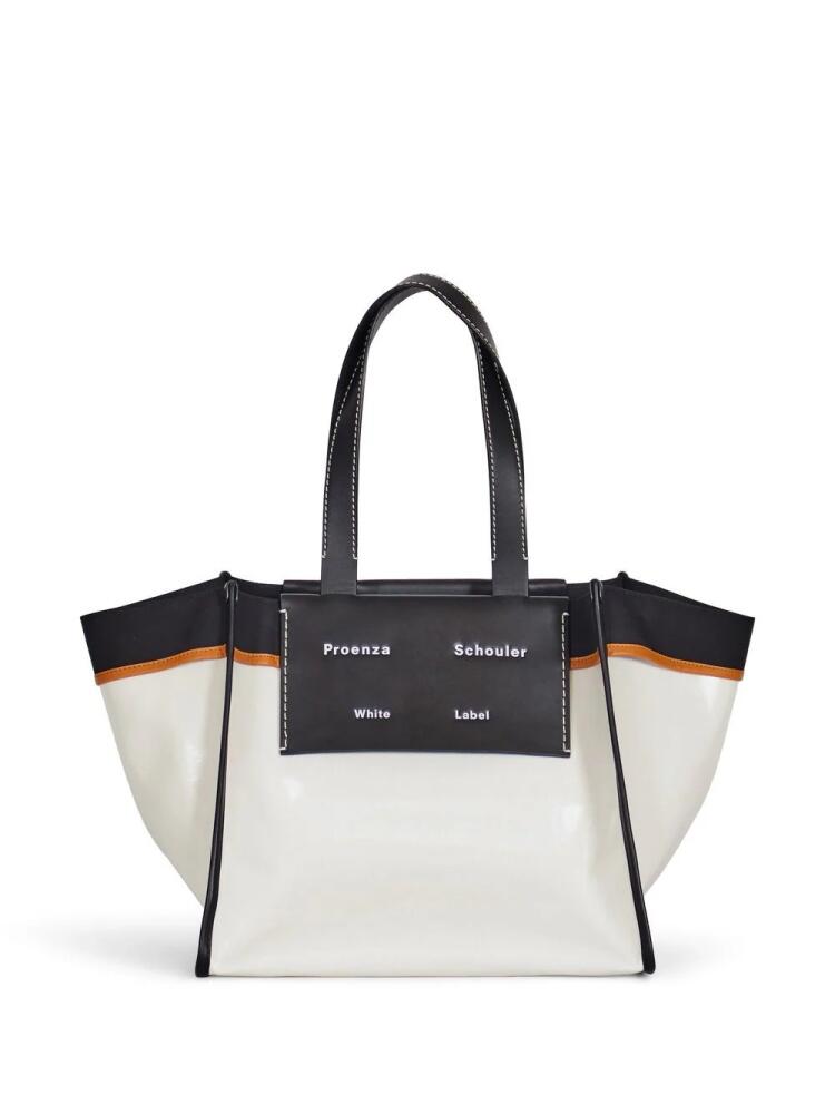 Proenza Schouler White Label Large Morris Coated Canvas Tote Cover