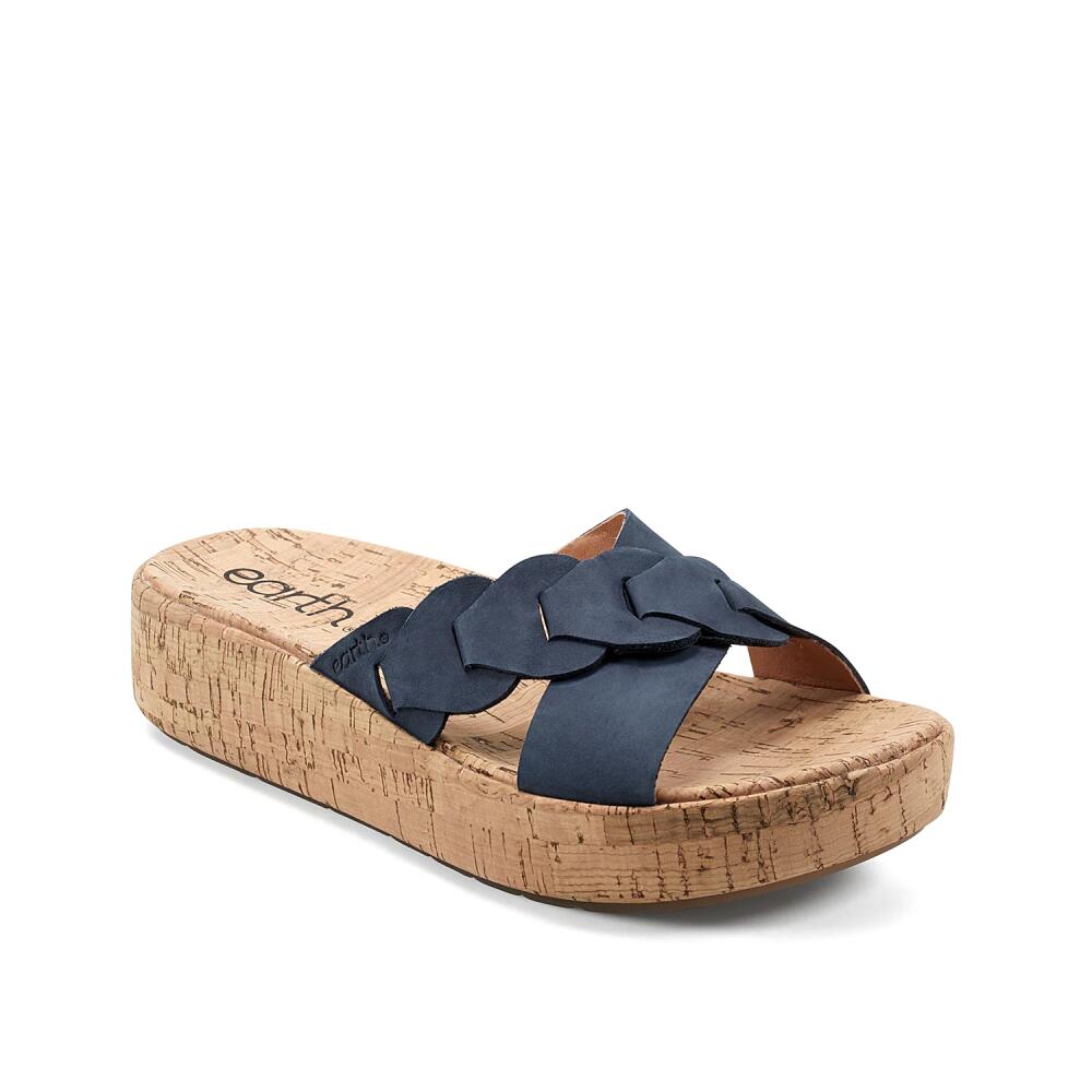 Earth Scotti Wedge Sandal | Women's | Blue Cover