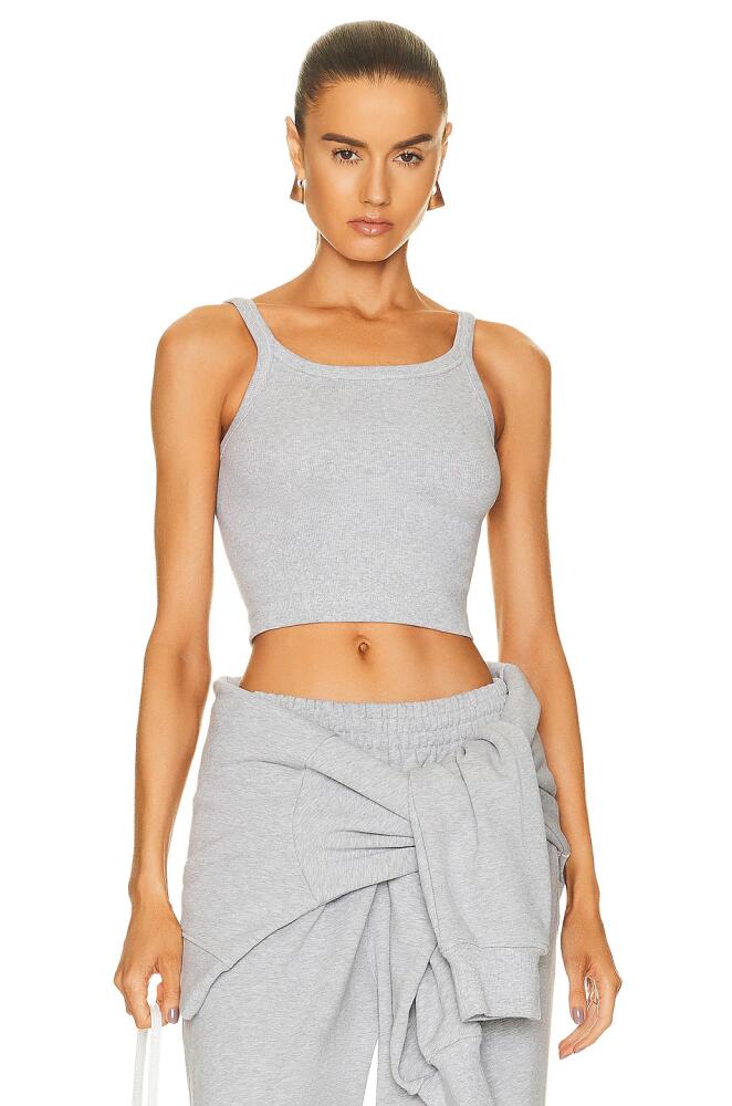 WARDROBE.NYC HB Ribbed Tank in Grey Cover