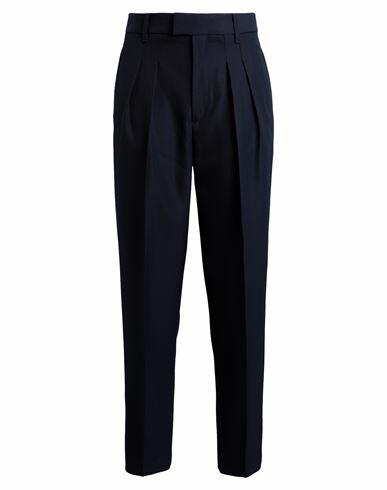 Karl Lagerfeld Cara Loves Karl Woman Pants Midnight blue Recycled polyester, Wool Cover