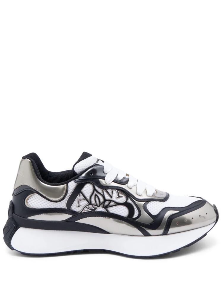 Alexander McQueen Seal Logo low-top sneakers - White Cover