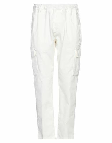 Pmds Premium Mood Denim Superior Man Pants White Cotton, Elastane Cover