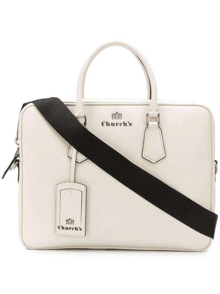 Church's Craven laptop bag - White Cover