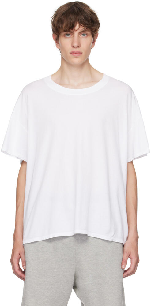 Les Tien White Lightweight T-Shirt Cover