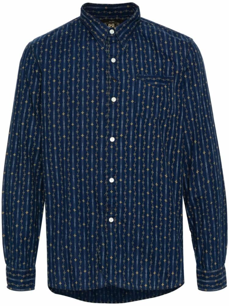 Ralph Lauren RRL cotton twill shirt - Blue Cover