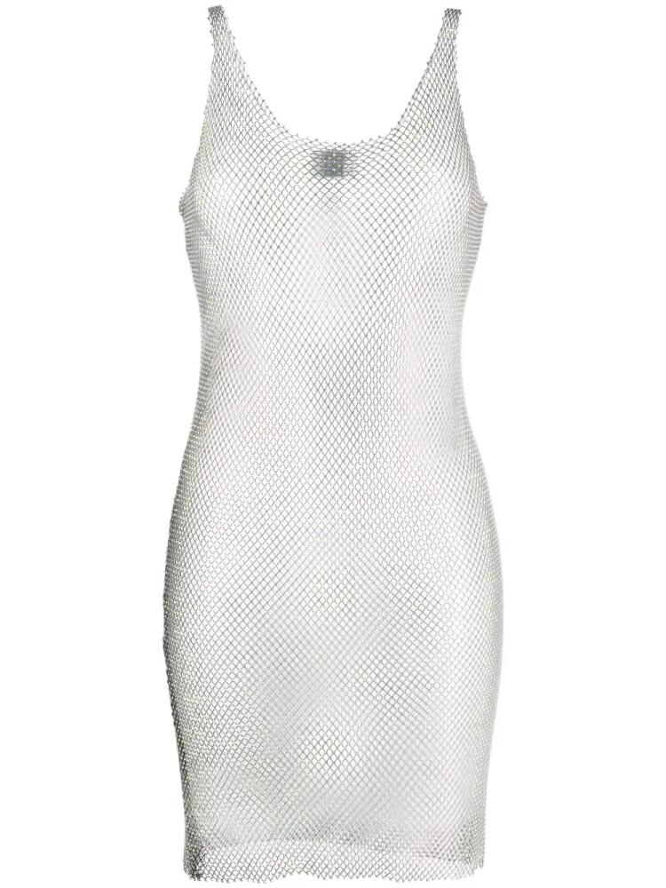 Santa Brands rhinestone-embellished midi dress - Grey Cover