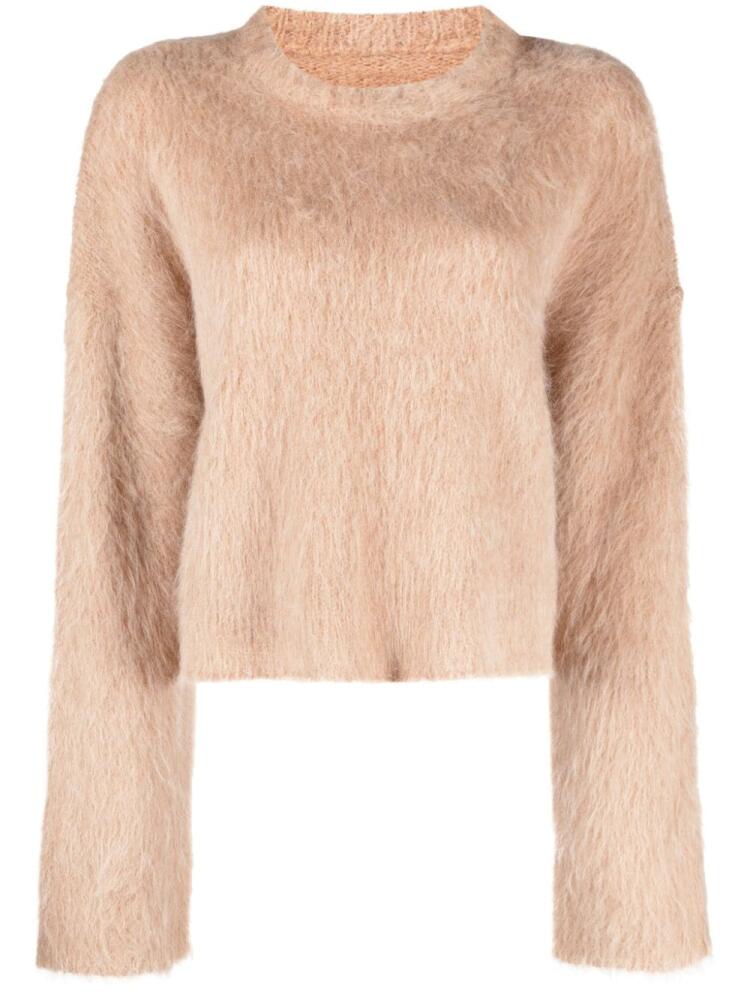 Uma Wang brushed knitted jumper - Neutrals Cover