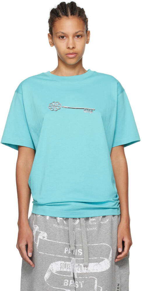 Dime Blue Lock T-Shirt Cover