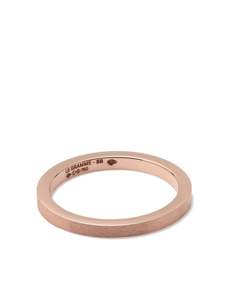 Le Gramme 18kt red gold 5g band ring - Pink Cover