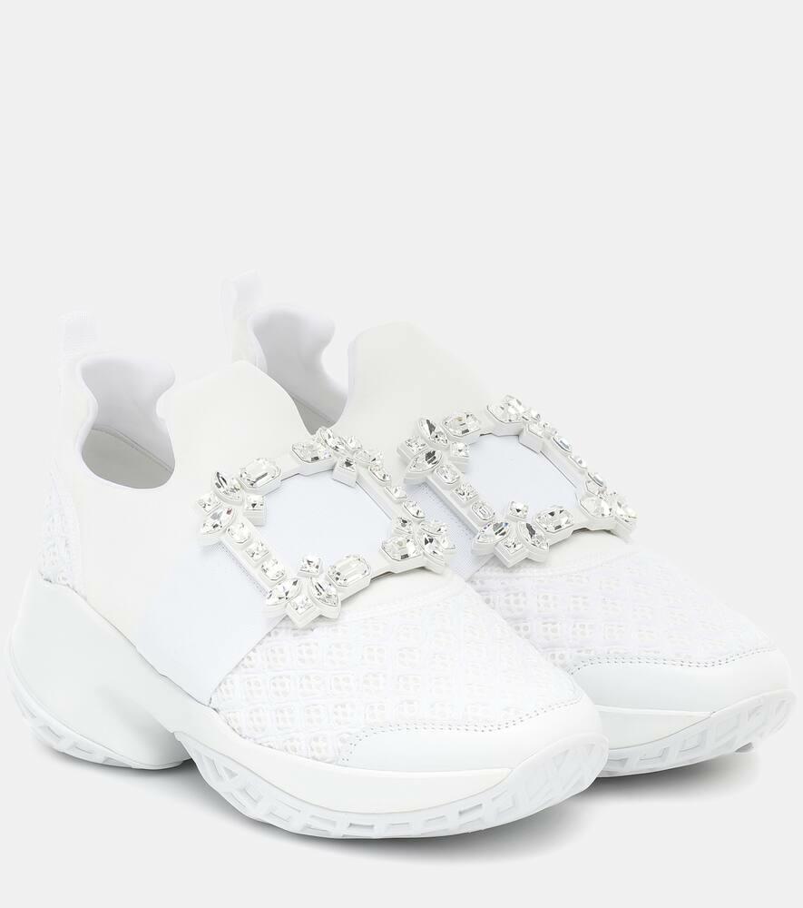 Roger Vivier Viv' Run embellished sneakers Cover