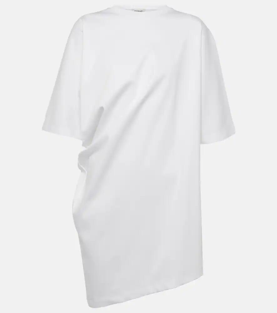 Fforme Draped cotton jersey T-shirt Cover