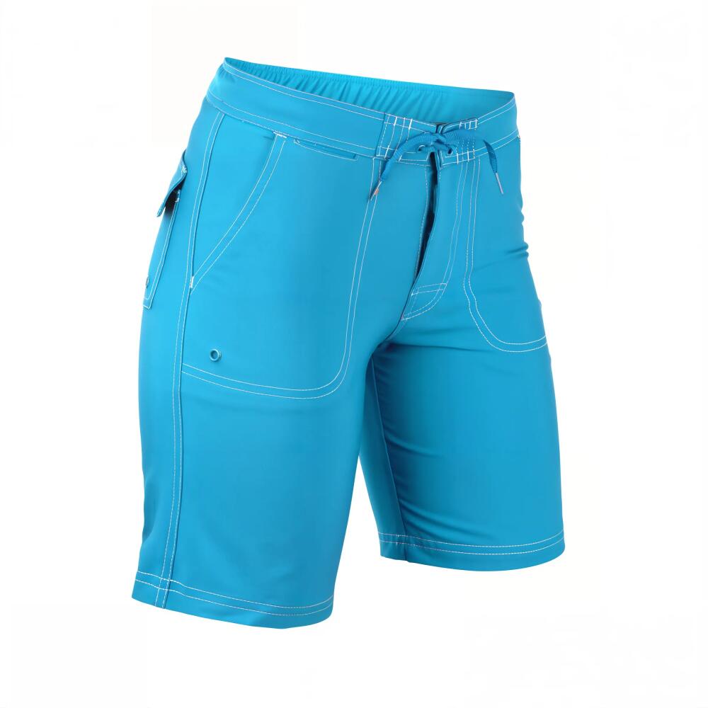 UV Skinz Board Shorts in Aqua Cover