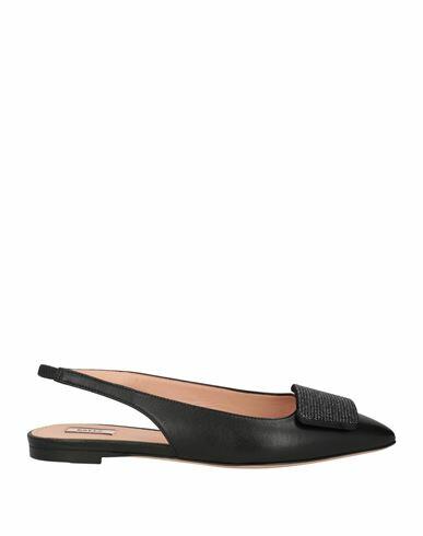 Bally Woman Ballet flats Black Lambskin Cover